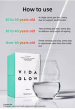 Load image into Gallery viewer, Collagen supplement by Vida Glow for skin elasticity and wrinkle reduction
