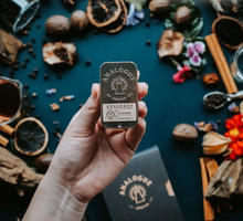 Load image into Gallery viewer, Analogue Apotik. Cornerstone – Patchouli, Nutmeg, Sandalwood, Cedarwood ,Vanilla, Paprika Woody, soothing and decidedly comforting with sandalwood and a hint of vanilla, the Cornerstone is warmly balanced with spices of paprika and nutmeg.
