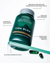 Load image into Gallery viewer, Enhance skin health and vitality with Vida Glow Radiance+ daily supplement.
