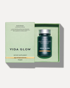 Vida Glow Radiance+ beauty supplement for glowing, youthful skin.