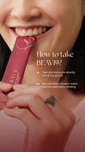 Load image into Gallery viewer, BEAVI 9 is a treasure trove of premium natural herbs and ingredients carefully handpicked across Asia and Japan that help to boost vitality and immunity. GLOW - LT+ is an innovative beauty supplement that combines brightening, moisturising and rejuvenating, multiple benefits in 1 product.
